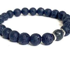 NWOT LAVA BEAD BRACELET 🖤